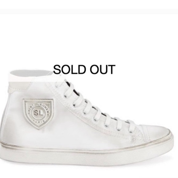 Saint Laurent Bedford High Top Sneakers - Picture 9 of 9